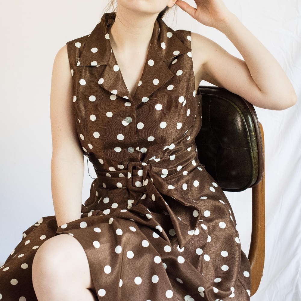 Vintage Polka Dot Dress